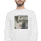 Black Korea white long sleeve tee