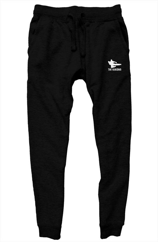 Kingdom black premium joggers